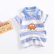 thumbnail image 4 of Polo De Rayas Estampado De Coche Para Bebés , Mono De Manga Corta Para Bebé , Ropa Para Niños , Linda (3-18 Meses), 4 of 4