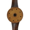 thumbnail image 5 of DecMode Brown Metal 2 Blade Airplane Propeller Wall Decor with Aviation Detailing, 5 of 8