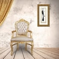thumbnail image 3 of Adams, Emily 13x32 Gold Ornate Wood Framed with Double Matting Museum Art Print Titled - Elegance II, 3 of 4