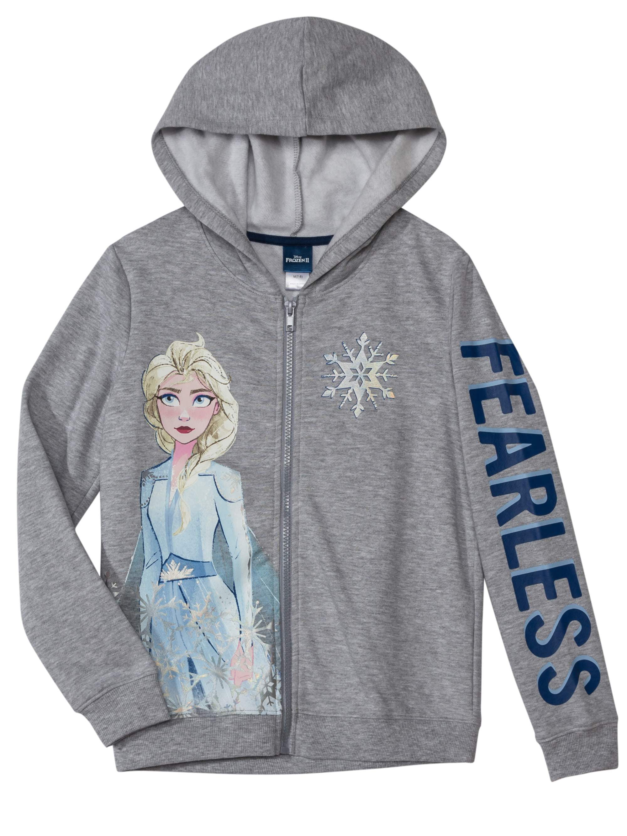 Girls Disney Frozen Sweatshirt with Hood/Sweat Jacket/Jacket age 4-10 years 