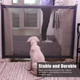 thumbnail image 3 of Pet  Gate, Multipurpose Foldable Black Stable Mesh Dog Gate  for Outdoor 180cm / 70.9in Length,110cm / 43.3in Length, 3 of 8