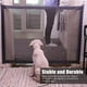 thumbnail image 4 of Puerta De Malla Para Mascotas, Puerta De Seguridad Para Mascotas, Versátil, Negro, Aislamiento Efectivo, Ligero, Plegable, Estable, Fácil De Instalar Para Exteriores, 4 of 7
