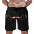 thumbnail image 5 of Tool Band Men's Swim Trunks Board Shorts Drawstring Elastic Waist Quick Dry Swimsuits Beach Shorts with Pockets 3XL, 5 of 8