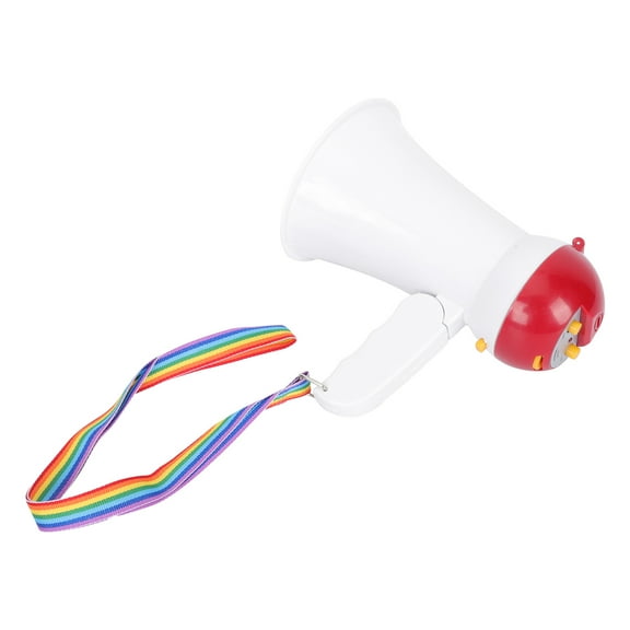 DEEPCRAFF Plastic Megaphone for Teaching and 1Pcs Portable Loudspeakers