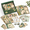 Botanical II, variant on Flower Botanical Scrapbooking Supplies Kit with A6 Grid Notebook and Tweezers