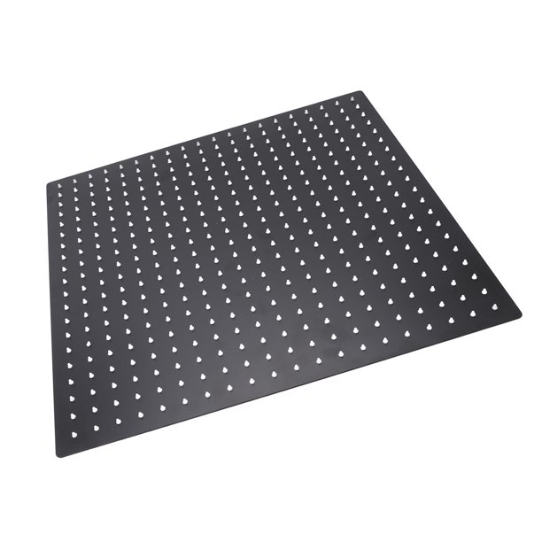Cabezal De Ducha De Lluvia De 20 Pulgadas Cabezal De Ducha Cuadrado De Acero Inoxidable De Alta Presión Con Bola Giratoria Ajustable De 360 Para Conector Universal De 1/2