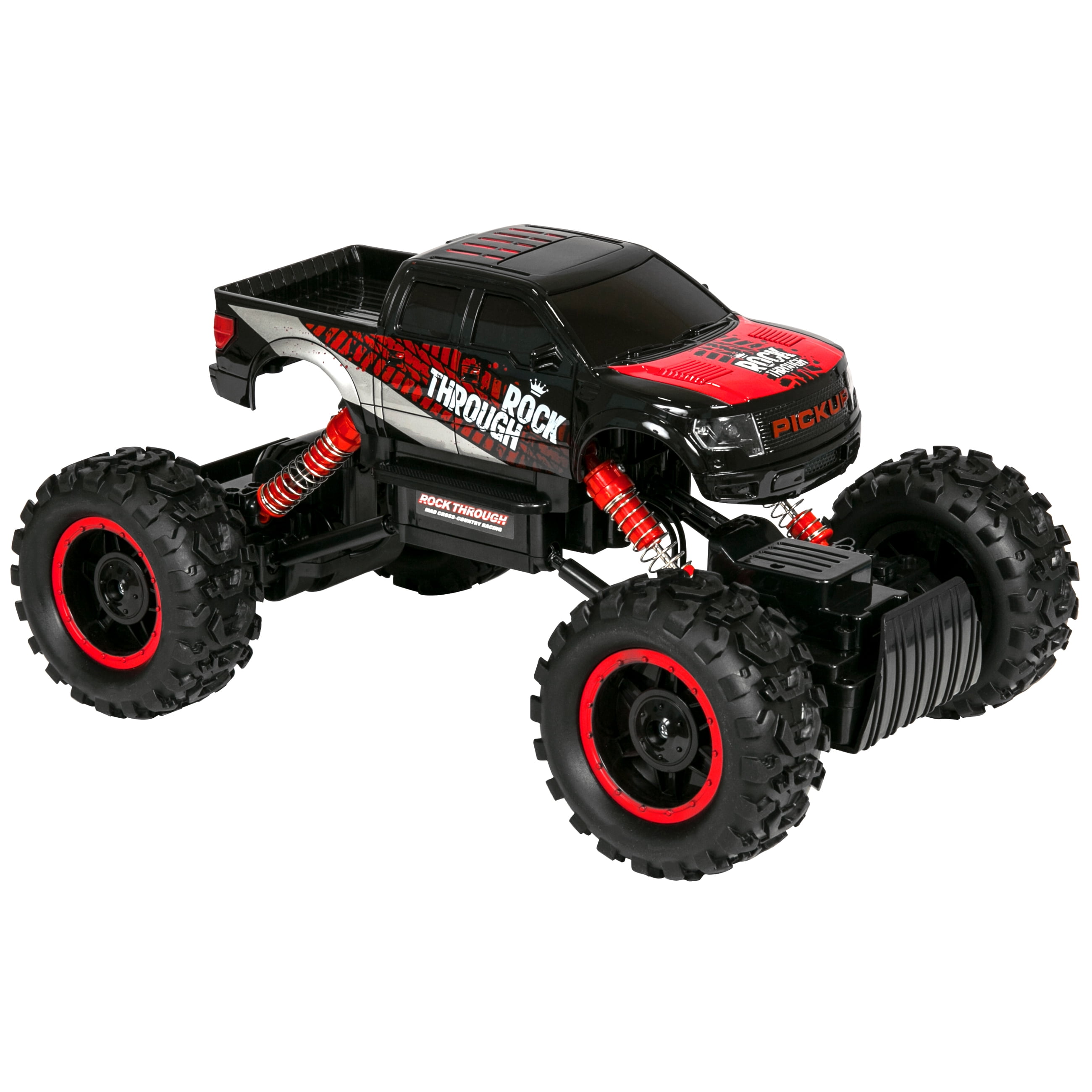 rock through rc car