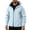 Light Blue, variant on Men's Hooded Waterproof Outdoor Shell Jacket with Multi Zipper Pockets