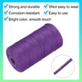 thumbnail image 3 of Uxcell Nylon String Cord 1.5mm x 218 Yards Macrame Rope Braided Thread Twine for Jewelry Making, Purple, 3 of 7