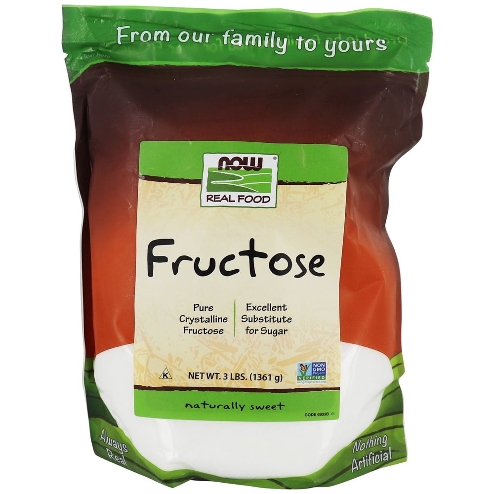 NOW Foods - NOW Real Food Fructose Fruit Sugar - 3 lbs