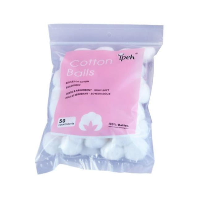 50/100/200pcs Cotton Ball Remove Makeup Cotton Puff Makeup Tool Ball