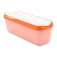 thumbnail image 2 of DOLITY Ice Cream Container Stylish Storage Container for Yogurt Refrigerator Sorbet Orange, 2 of 9