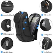 BANGE Unisex Waterproof oxford fabric 15.6 Laptop Backpack, Black