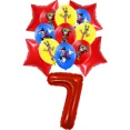 thumbnail image 3 of Decoración de fiesta de cumpleaños de circo Digital increíble, vajilla desechable, globos, mantel, adornos para pasteles para niños, Baby Shower, 3 of 5