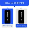 thumbnail image 6 of NIIMBOT N1 Replacement Labeling Ribbon Only for N1 Thermal Transfer Printer, Up to 53 ft (White), 6 of 7
