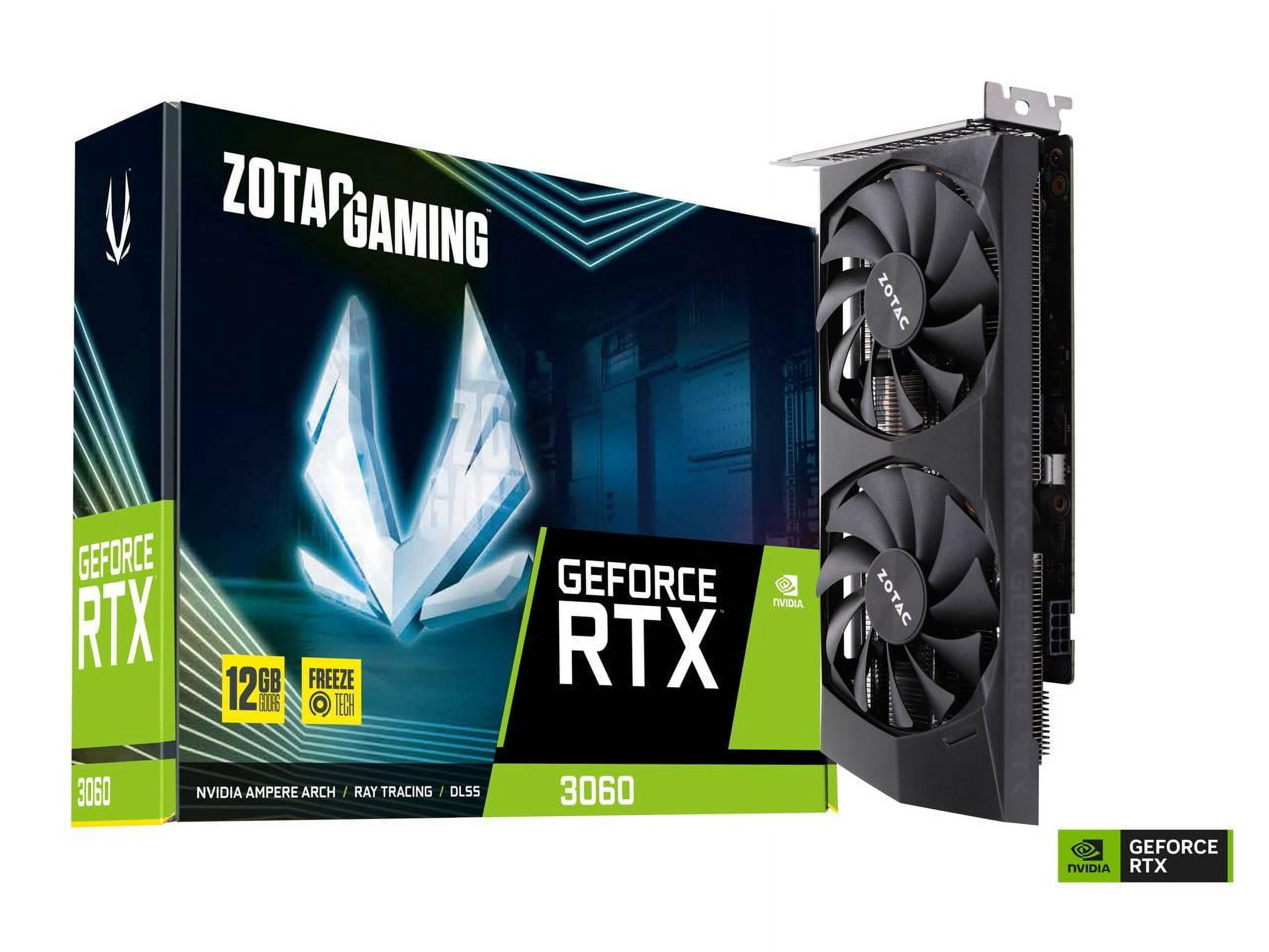 ZOTAC GAMING GeForce RTX 3060 12GB GDDR6 Compact Gaming Graphics