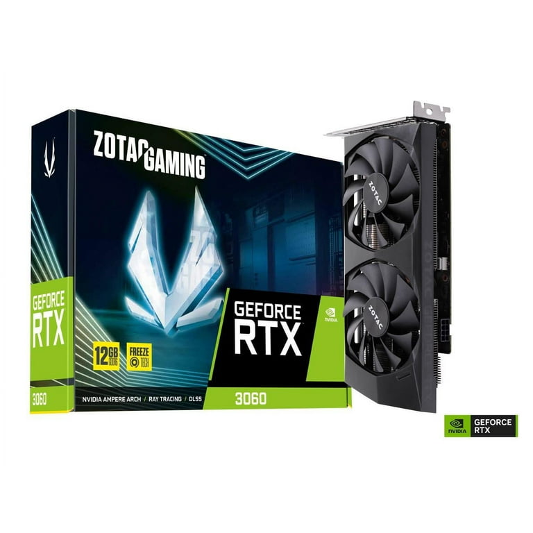 GeForce RTX 3060 　12GB ZOTAC GAMING GeForce RTX 3060 12GB GDDR6 Compact Gaming Graphics