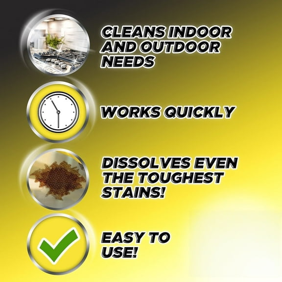 Heavy Duty Degreaser Cleaner Spray, Kitchen Degreaser