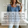 thumbnail image 6 of Morttic Women's Square Neck Faux Denim Mid Sleeve Blouse – Solid Color Casual Top with Lace Trim Front Summer Daily Outfit Navy Blue，S, 6 of 6