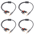 thumbnail image 1 of Cable Audio Estéreo Flexible 0 3 Metros 5 Mm A 2 RCA Adaptador Y, 1 of 9