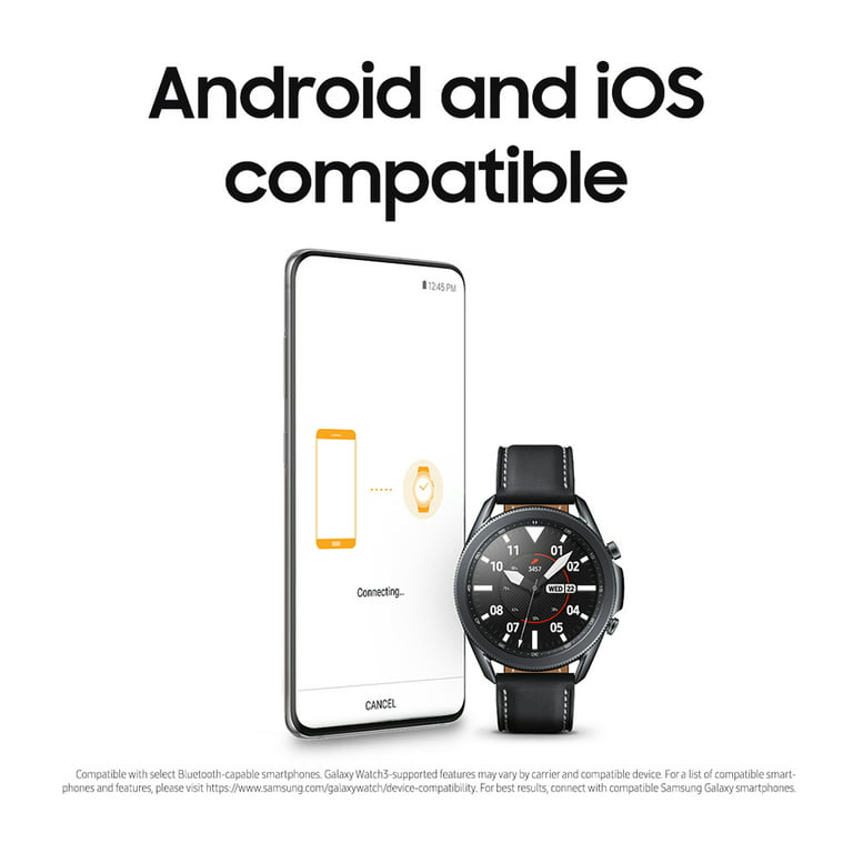 SAMSUNG Galaxy Watch 3 Stainless LTE Smart Watch (45mm) - Walmart.com