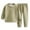 Army Green, variant on Huowey Baby Thermal Underwear For Children Boys Crew Neck Trousers With Long Sleeves Stylish Dailywear, 130