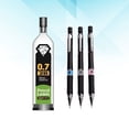 thumbnail image 4 of OULII 6Pcs Automatic Pencil Black Mechanical Pencil Set with Refill Leads for Convenient Everyday Use, 4 of 8