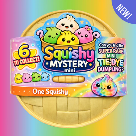 Squishy Mystery Tie Dye Dumpling Calming Healing Tool Slow Rebound Stress Ball for Adult Wellness