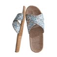 thumbnail image 6 of Willtoo Natural Linen Flax House Slippers Cross Strap Open Toe Indoor Non Slip Sandals For Women Four Seasons Home Sandals Breathable, 6 of 6