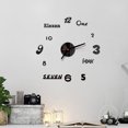 thumbnail image 4 of Reloj DIY Reloj de Pared 3D Espejo Superficie Pegatina Decoración Hogar Oficina Reloj AHeartcove SZ221208-0336JD, 4 of 4