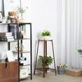 thumbnail image 3 of TETSELF 30"/38"/46" Tall Bamboo Plant Stand Flower Pot Display Rack Shelf Indoor Outdoor, 3 of 4