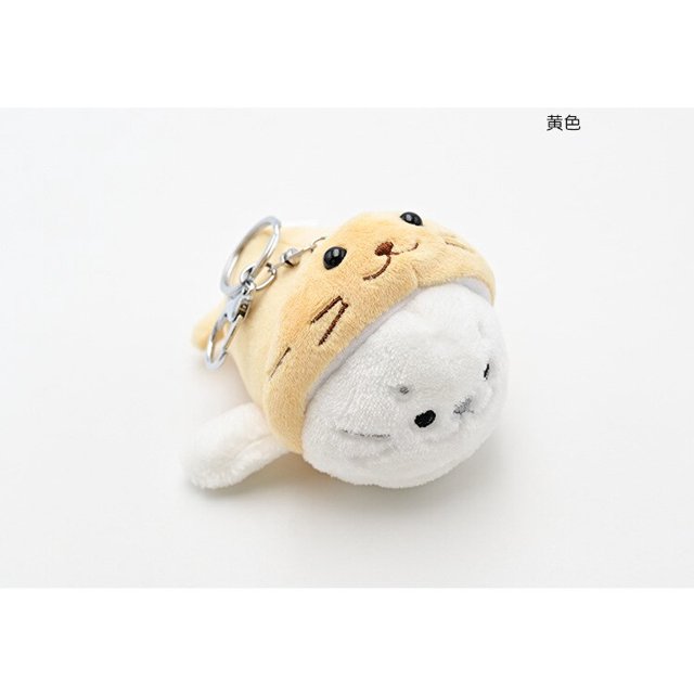 LLavero de peluche de Tigre y pingüino para mujer, colgante de dibujos animados creativos, decoración bonita, regalo de cumpleaños Fivean unisex