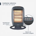 thumbnail image 2 of Calefactor Calentador Halogeno Eléctrico De Cuarzo Voltio 3 Niveles gris 1, 2 of 8