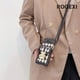 thumbnail image 2 of Funda de teléfono con patrón a cuadros para Samsung Galaxy Z Cute Fashion Flip 4 3 Z Flip3 Flip4 5G Funda protectora zhangmengya LED, 2 of 2