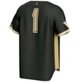 thumbnail image 3 of Youth GameDay Greats #1 Black Vanderbilt Commodores Lightweight Baseball Jersey, 3 of 4