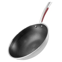 PTOOTP Non-Stick Honeycomb Frying Pan Stainless Steel Cookware Multi- Skillet