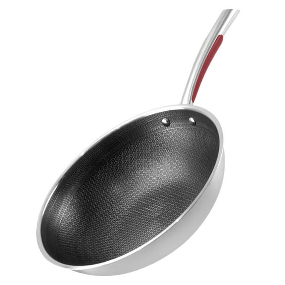 PTOOTP Non-Stick Honeycomb Frying Pan Stainless Steel Cookware Multi- Skillet