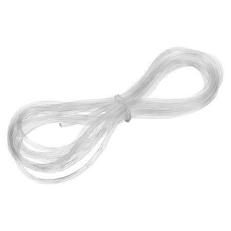 Uxcell 5M/16.4Ft Rubber Window Screen Spline Sealing Strip, 4mm OD Translucent