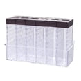 thumbnail image 3 of Juego de 6 saleros y pimenteros, caja de especias de plástico para acampar, ideal para guardar especias de cocina., 3 of 8