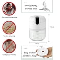 thumbnail image 4 of Mini picador de ajo eléctrico, mini picador de alimentos portátil recargable por USB, utilizado para picar ajo, jengibre, chile, carne picada, etc., utensilios de cocina-blanco 250ML Namotu WMZY-620, 4 of 6