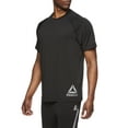 thumbnail image 2 of Reebok Men's Duration Quick Dry Short Sleeve Athletic T-Shirt, Up to Size 5XL, 2 of 4