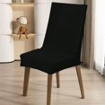 thumbnail image 1 of Feltree Solid Color Brushed High Elastic Chair Cover - Soft, Waterproof & Dirt-Resistant Slipcover for Dining Chairs, Universal Fit 16-24 Inch, Machine Washable, 1 of 8