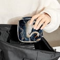 thumbnail image 6 of Swan Mini Plush Sanitary Napkin Pouch - Makeup Bag, Period Bags for School, Small Travel Toiletry Bag for Women - 4.7x6.6x6.6 in, 6 of 6