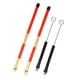 thumbnail image 4 of Cepillo de tambor Juego de palos de bambú Mango suave Accesorios para instrumentos de percusión fáciles de tocar, 4 of 12