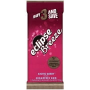 Eclipse Sugar Free Exotic Berry Breeze Chewing Gum, 3pk