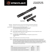 Streamlight 66137 Stylus Pro Flashlight with USB Cord, Red