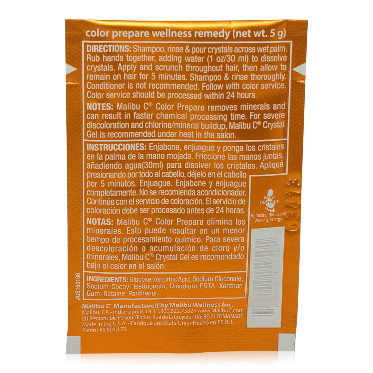 Malibu C Color Prepare 1 Step to Perfect Color 12 Pack