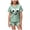 Gsleepwear122-Mint Green, variant on UAYOTSE Little Girls Satin Button‑Front Loungewear Set, Collared Short Sleeve Top and Shorts, Versatile Night Outfit for Indoor Activities Size 10-11 Years