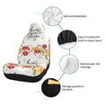 thumbnail image 4 of Uemuo Home Sweet Home Floral Pattern Car Seat Covers for Front Seats Waterproof Seat Covers for Cars, Universal Auto Front Seats Protector Fits for Car-, 4 of 6