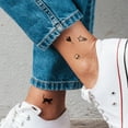 thumbnail image 5 of Wrapables Tiny Small Temporary Finger and Hand Tattoos for Women, 10 Sheets, Astrology Nature, 5 of 7